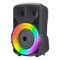 Supersonic Portable Bluetooth 8" Speaker w TWS, FM Radio and Vol-Mic Controls (IQ-5708DJBT)